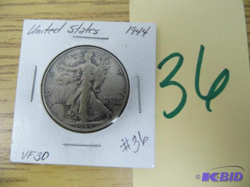 1944 Walking Liberty Half Dollar