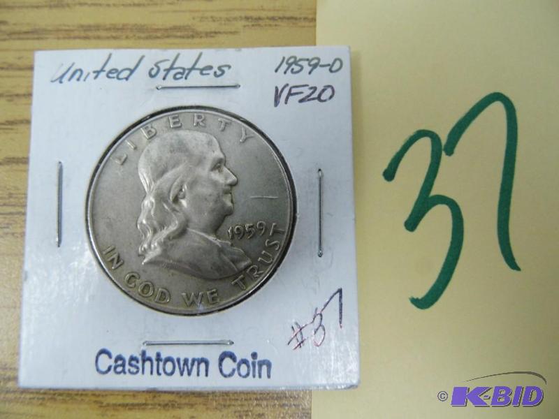 1959 D Franklin Half Dollar