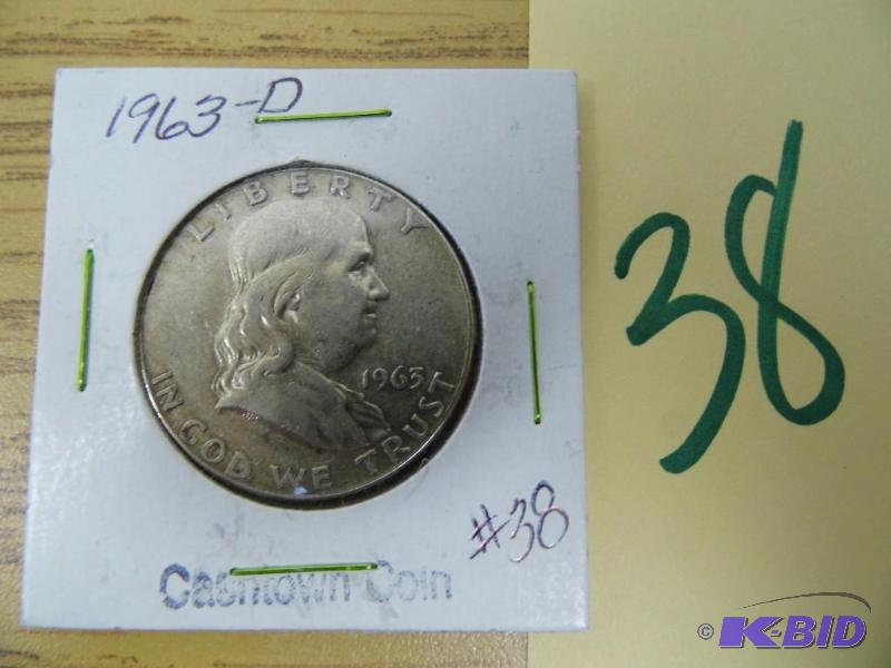 1963 D Franklin Half Dollar