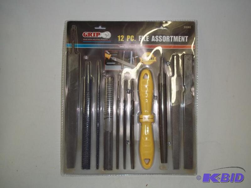 lot 120 image: NEW 12 Piece File Assortment...
