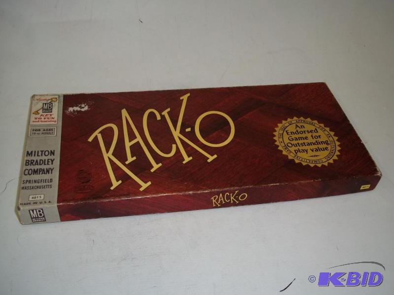 lot 124 image: Vintage Rack-O game...