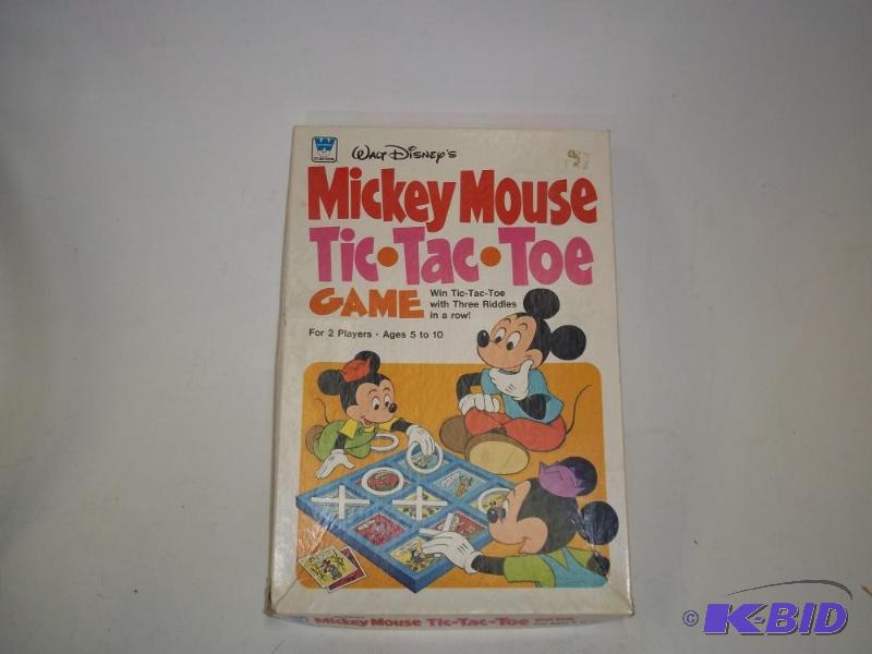 lot 126 image: Mickey Mouse Tic-tac-toe game...
