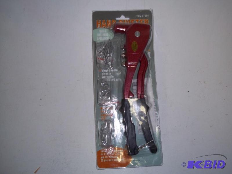 lot 14 image: New in the Package Hand Riveter...