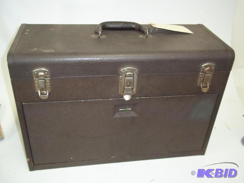 lot 141 image: Metal Tool Box with drawers...