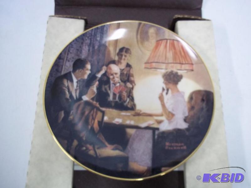 lot 169 image: Decor Plate by Norman Rockwell...