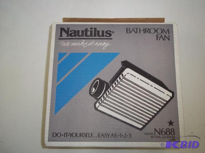 lot 19 image: New in Box Bathroom Fan...