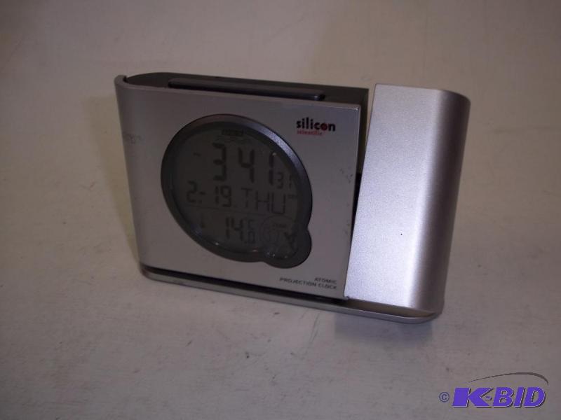 lot 199 image: New Atomic Projection Clock...
