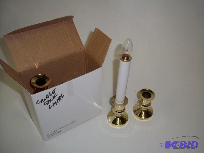 lot 211 image: 6 New Candle stick lights...