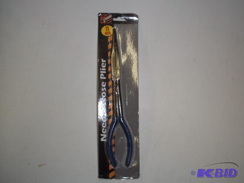 lot 24 image: New in Package Needlenose Pliers...