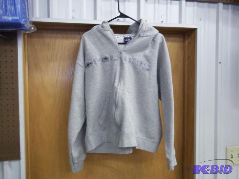 lot 244 image: Polaris Sweatshirt with hood. Size L...
