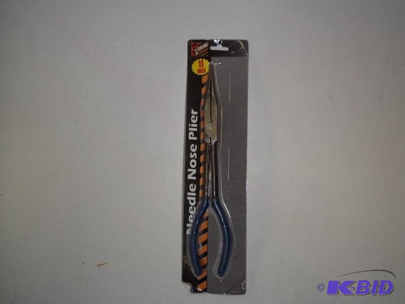 lot 27 image: New in Package Needlenose Pliers...