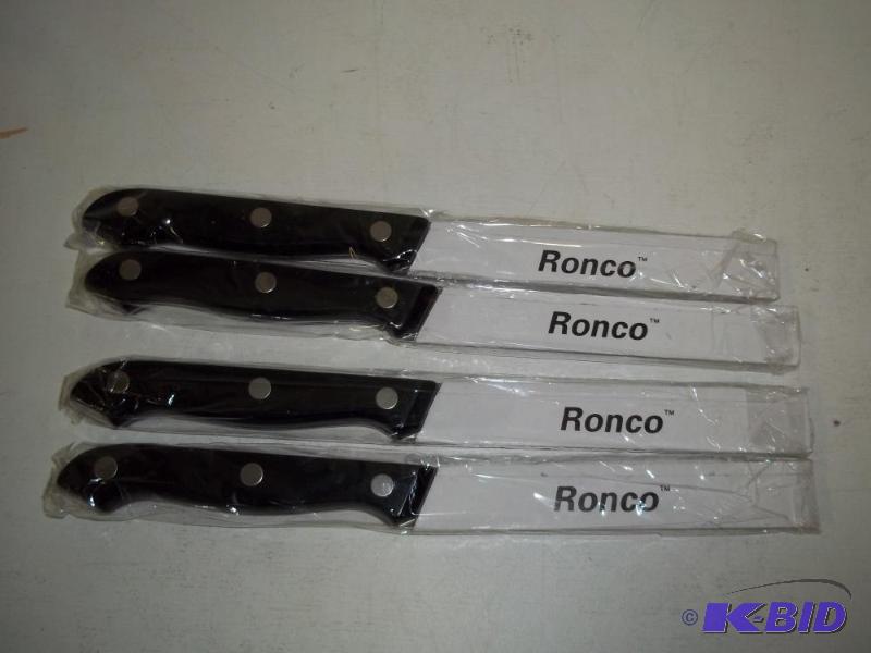 lot 29 image: Set of 4 New Ronco Knives...