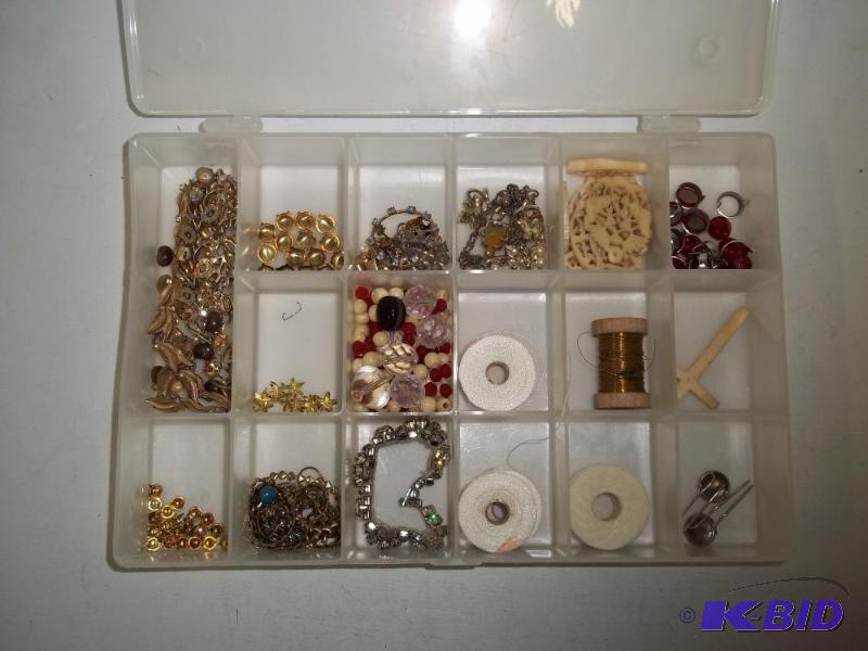 lot 57 image: Assorted Jewelry Making supplies, see photos ...
