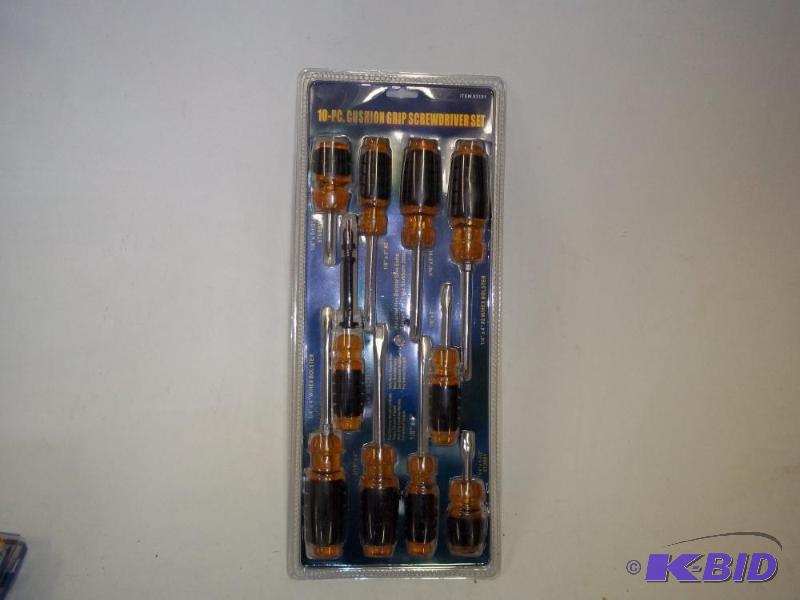 lot 69 image: New 10 Piece cushion screwdriver set...