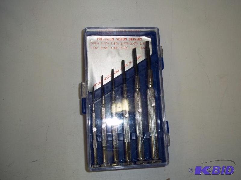 lot 77 image: NEW 6 Piece Precision Screwdriver set with ca...