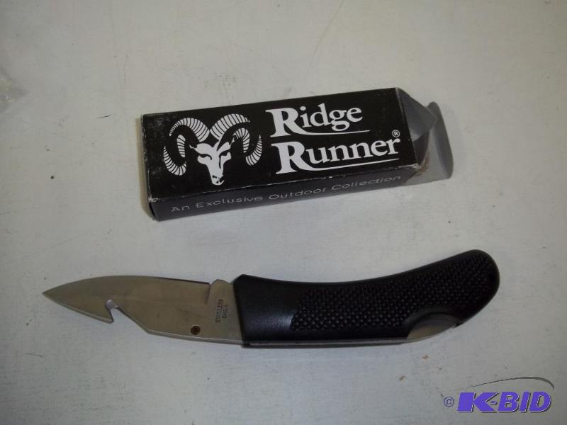 lot 83 image: NEW Ridge Runner RR319 GUTHOOK black rubber 4...