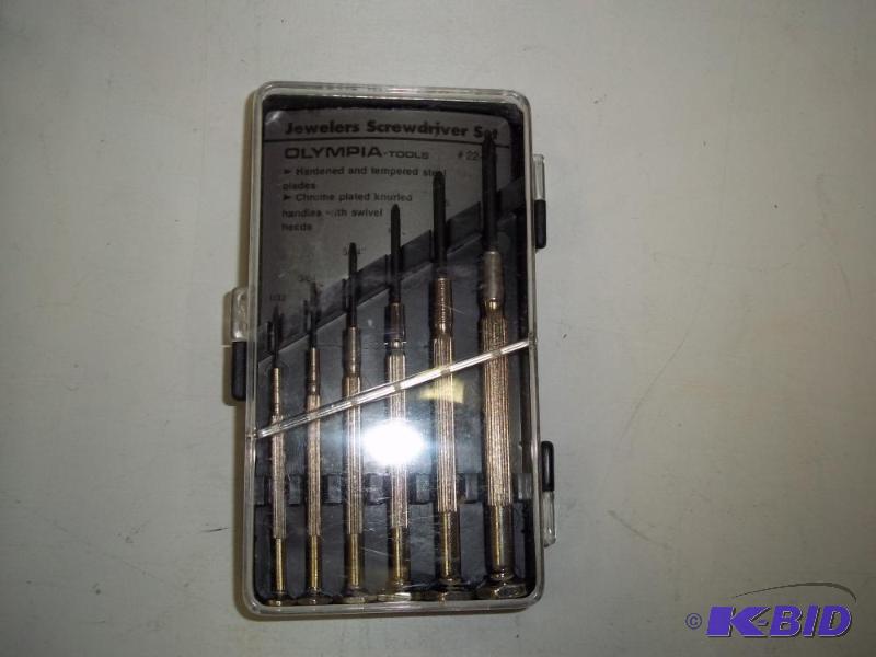 lot 86 image: NEW 6 Piece Precision Screwdriver set with ca...