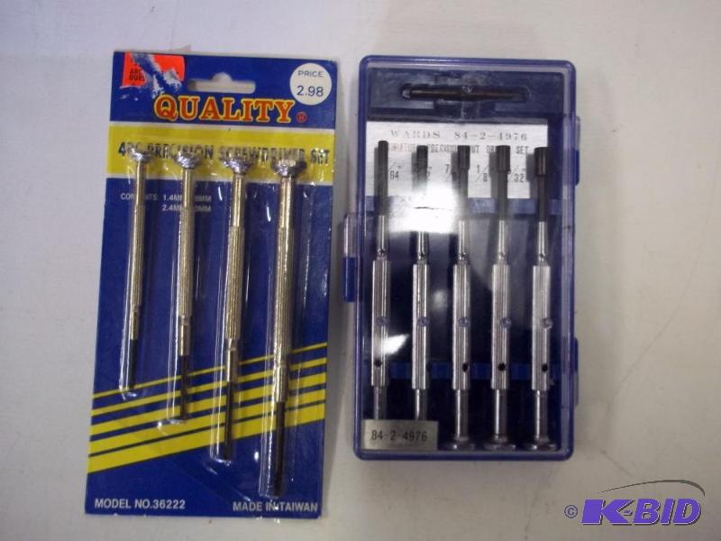 lot 88 image: NEW 4 Piece Precision Screwdriver set and Nut...