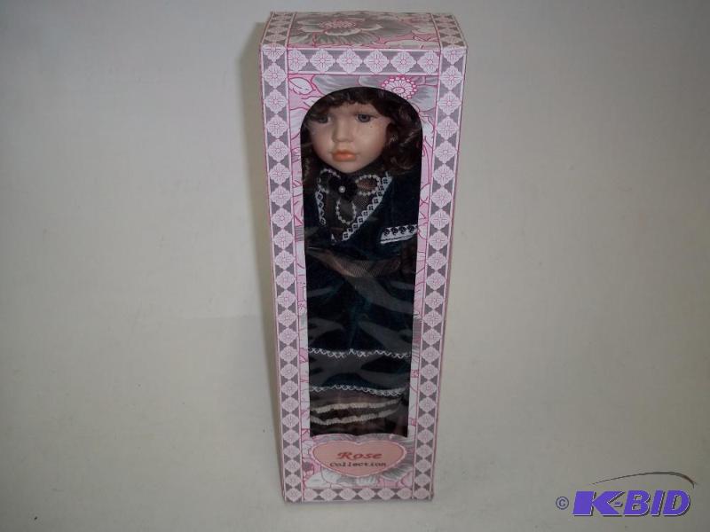 lot 96 image: Abbey 16" Porcelain doll Rose Collection...