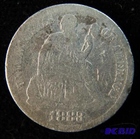 1883 US Seated Liberty Dime