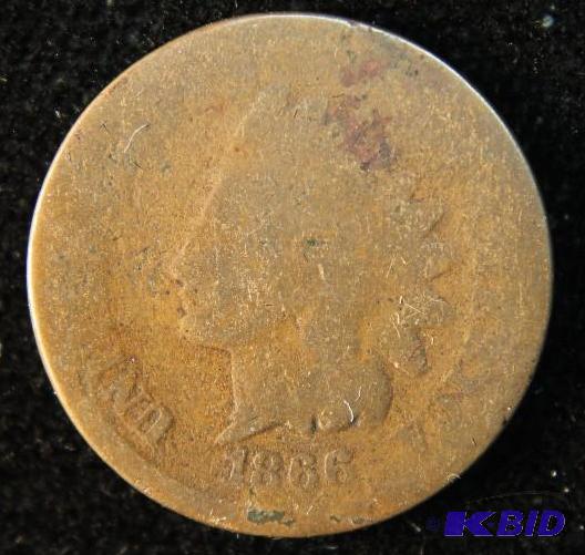 1866 Indian Head Cent