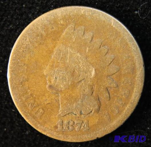 1874 Indian Head Cent Total shipping is $3 - ...