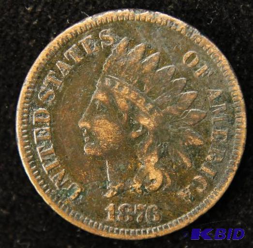 1876 Indian Head Cent - Better Date
