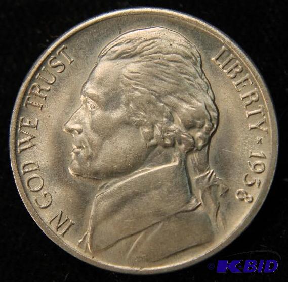 1938 Jefferson Nickel BU