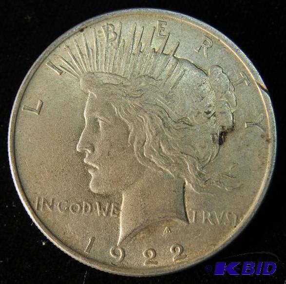 1922-P Peace Dollar XF