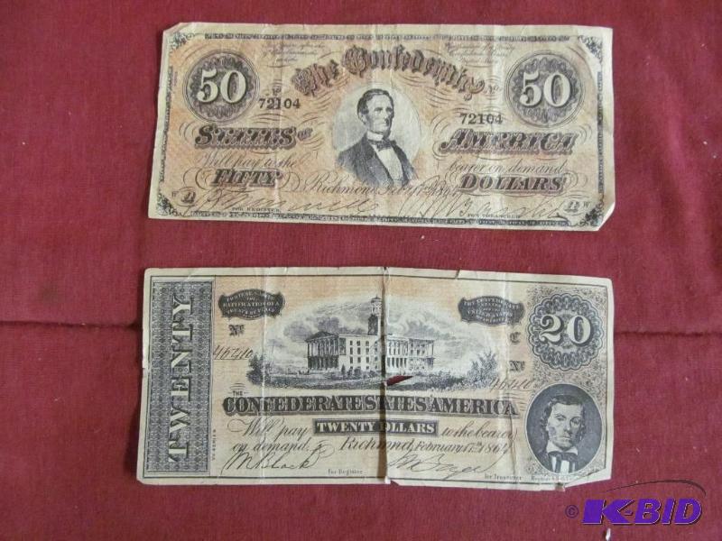 Confederate bills