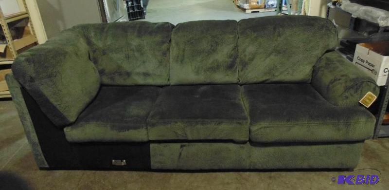 New Ashley Signature Plush Sofa - Green in co...