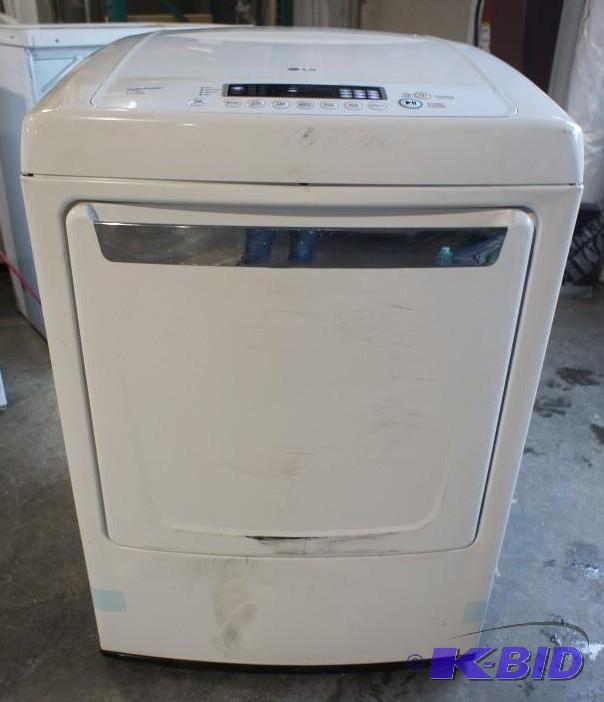 lot 14 image: New LG Dryer - Model # (DLG1102W) - MSRP $679...