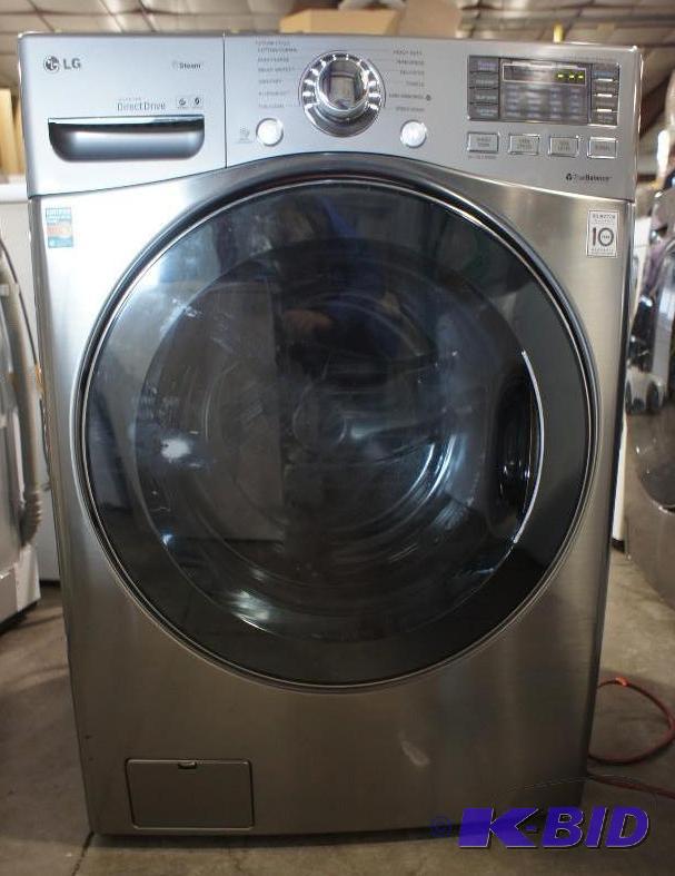 lot 16 image: New LG Washer Model # (WM3470HVA) - Ultra Lar...