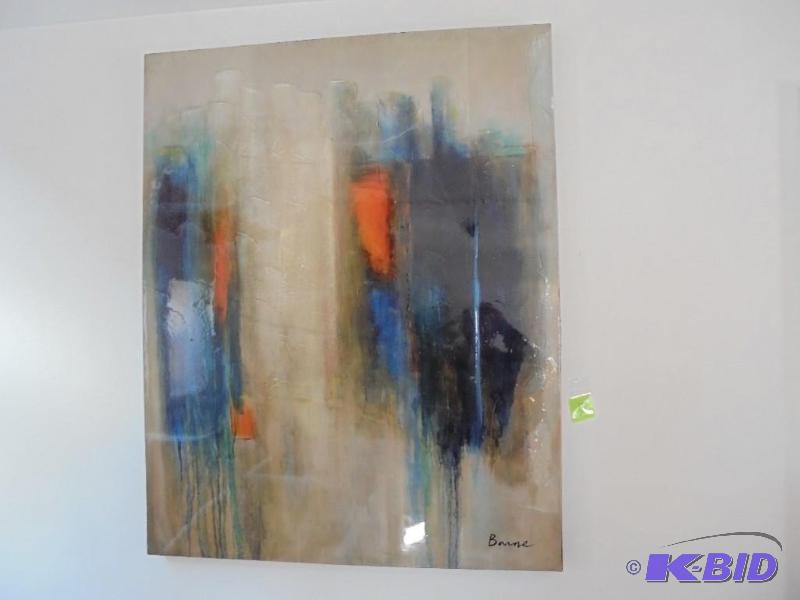 Very large lacquered original art work....