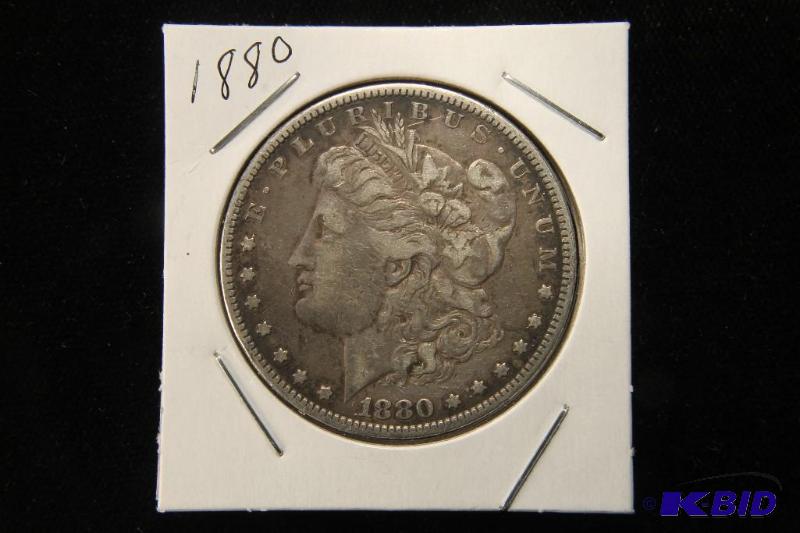 1880 MORGAN SILVER DOLLAR VF