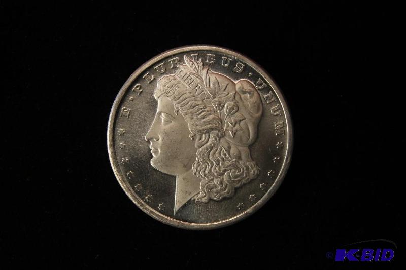 1oz. .999 Fine Silver Round - Morgan Dollar Type