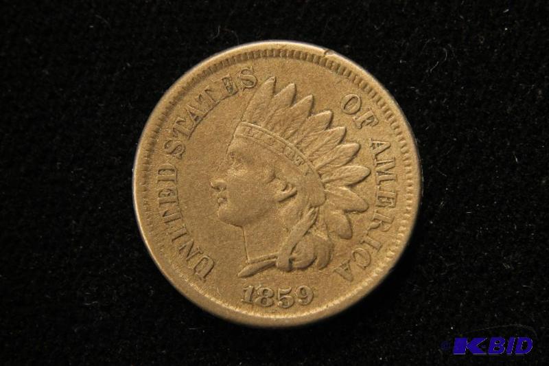 1859 Indian Head Cent XF