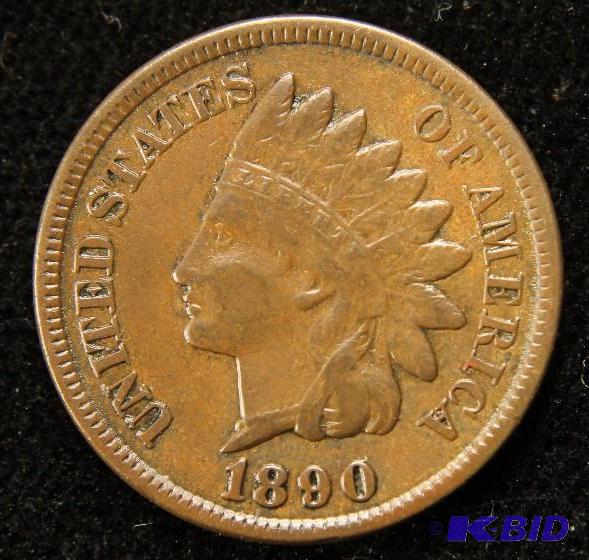 1890 Indian Head Cent VF
