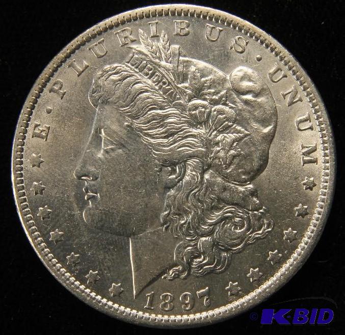 1897-O MORGAN DOLLAR UNC - RARE COIN