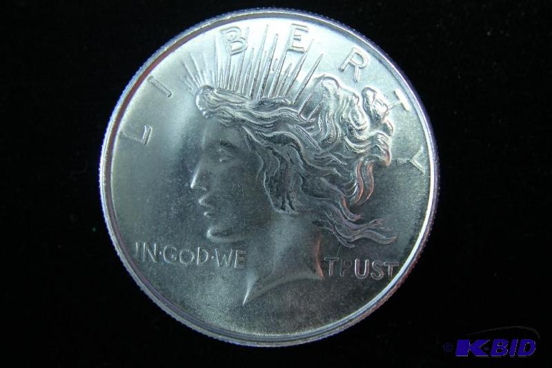 1oz. .999 Fine Silver Round - Peace Dollar Type