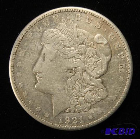 1921-S MORGAN DOLLAR VF