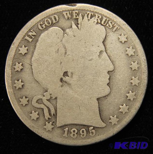 1895 BARBER HALF DOLLAR