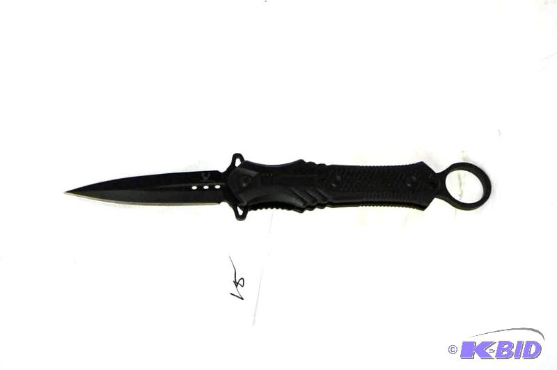 Black Tactial Team Knife 9&quot Long...