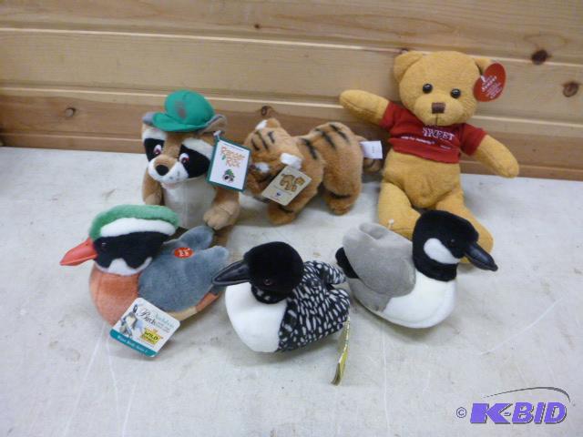 lot 115 image: Six New Stuffed Animals...