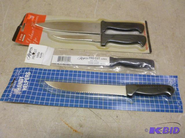 lot 119 image: Four Kitchen Knives...