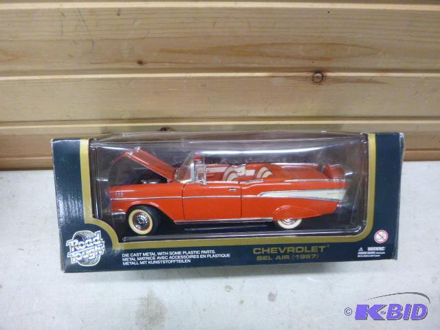 lot 21 image: 1957 Chevrolet Bel Air Road Tough metal die c...