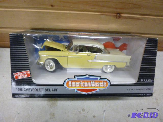 lot 25 image: 1955 Chevrolet Bel Air Ertl American Muscle d...