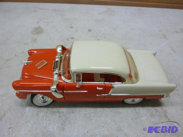 lot 49 image: Chevy Bel Air Metal die cast car, 118 scale....