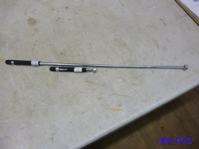 lot 64 image: Two Telescoping Magnetic Pickup Tools Expands...