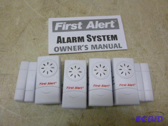 lot 82 image: Four First Alert DoorWindow Alarms...
